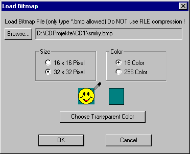 Icon laden