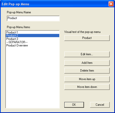 CDMenuPro Popup-Menü Editor